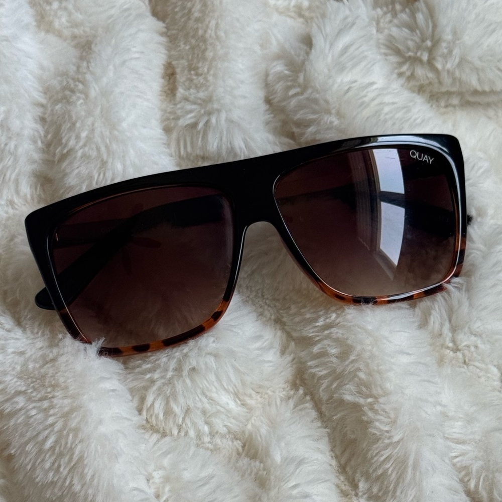 Quay Australia Black and Tortoise Sunglasses